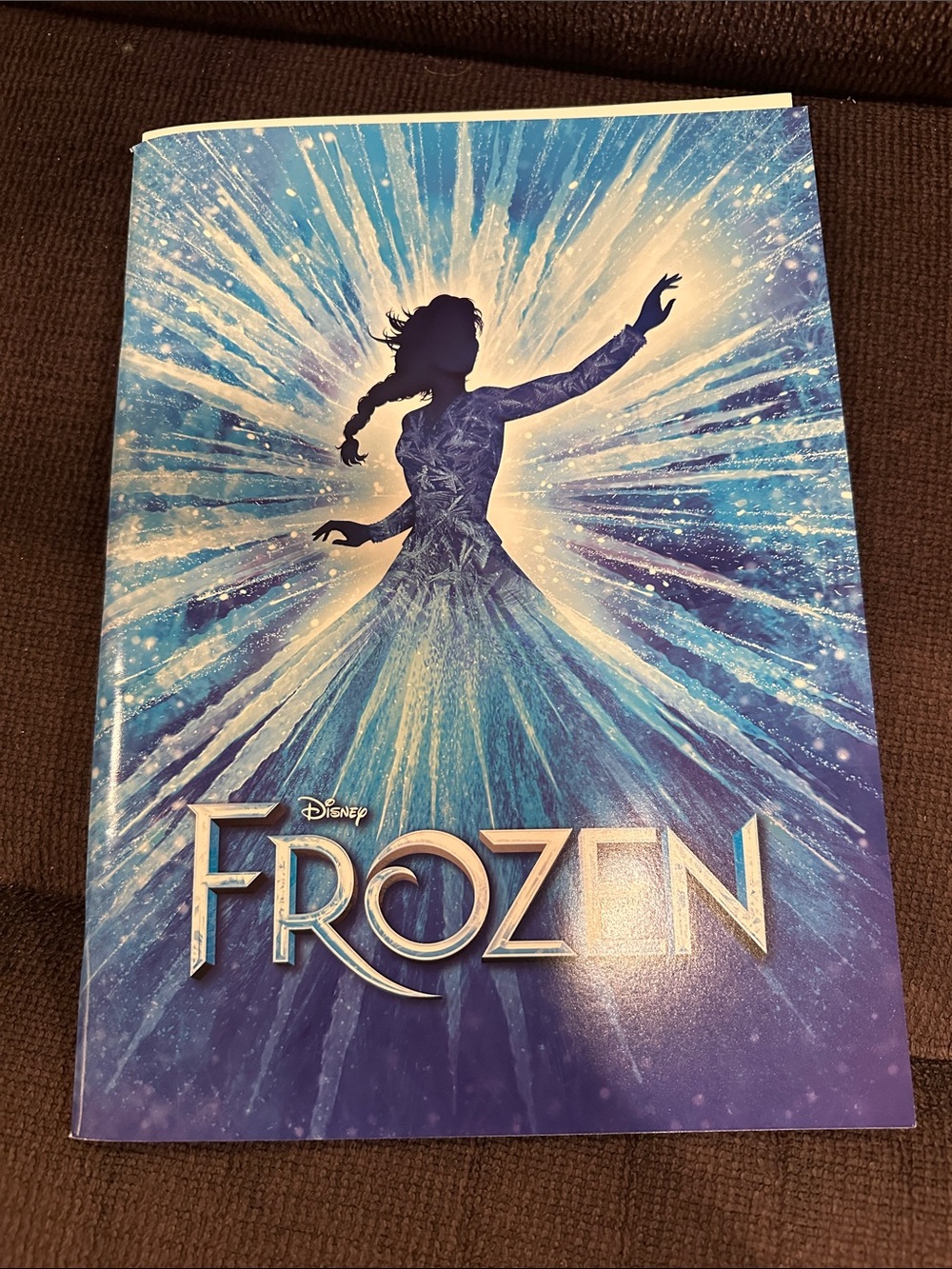 Frozen Broadway Musical Program Book